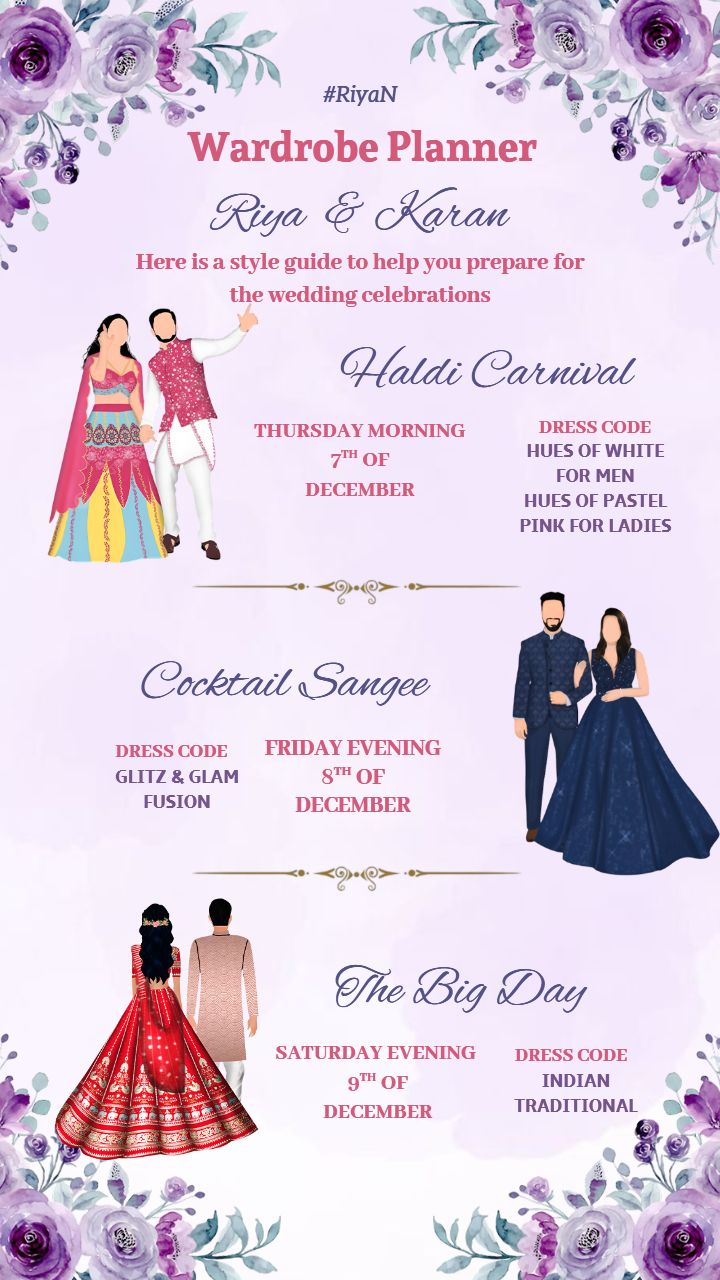Festive Wardrobe Planner for Wedding Glam Vibes