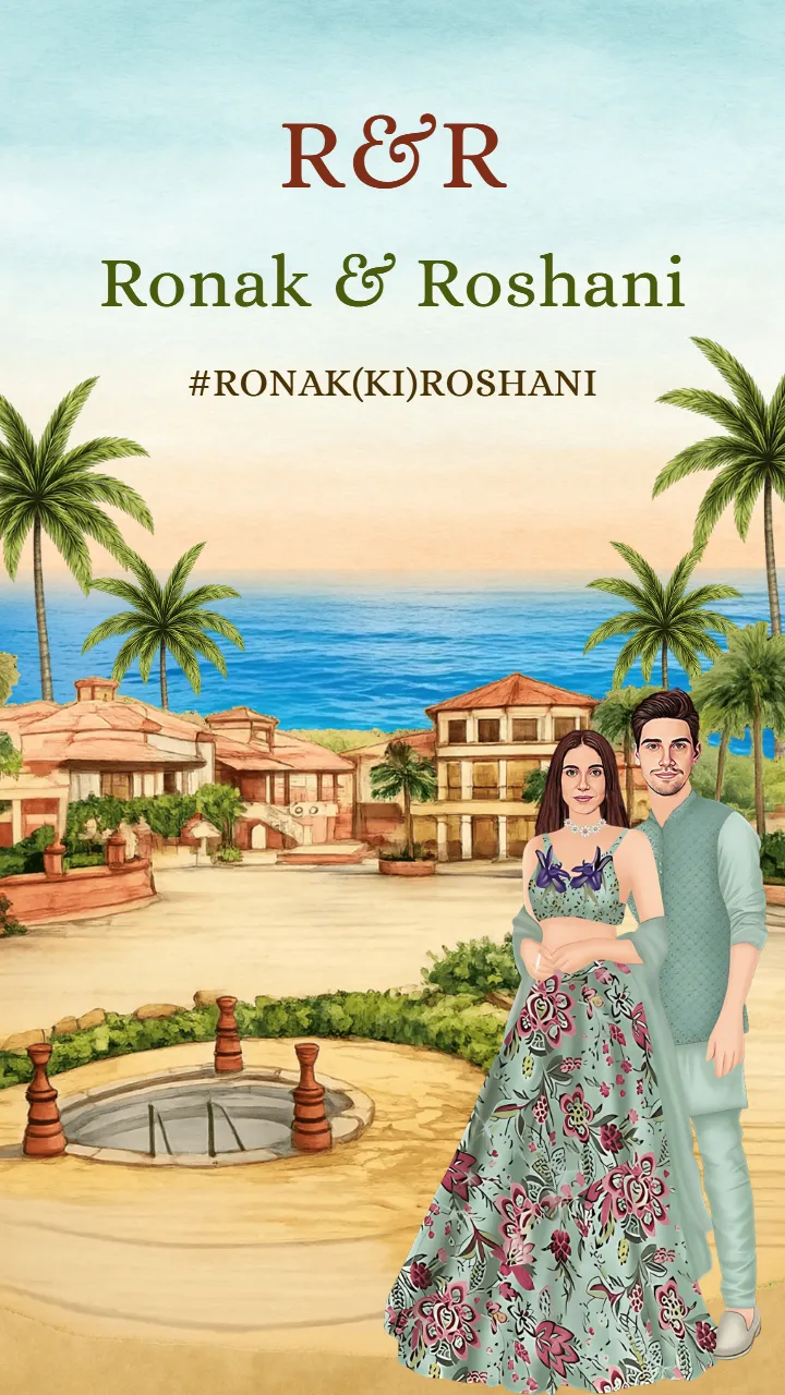 Wedding Invitation Video Goa Beach Wedding Invite