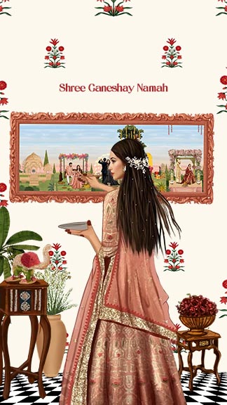 Designer Wedding Invitation Templates for Indian Couples