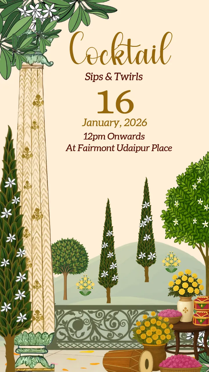 indian wedding invitation video outdoor wedding style