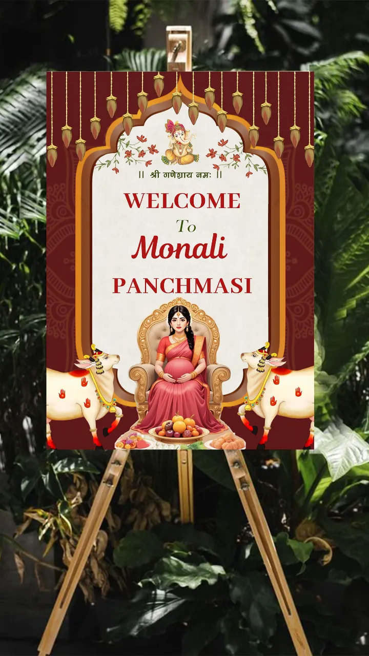 Panchmasi Welcome Board Standee Template