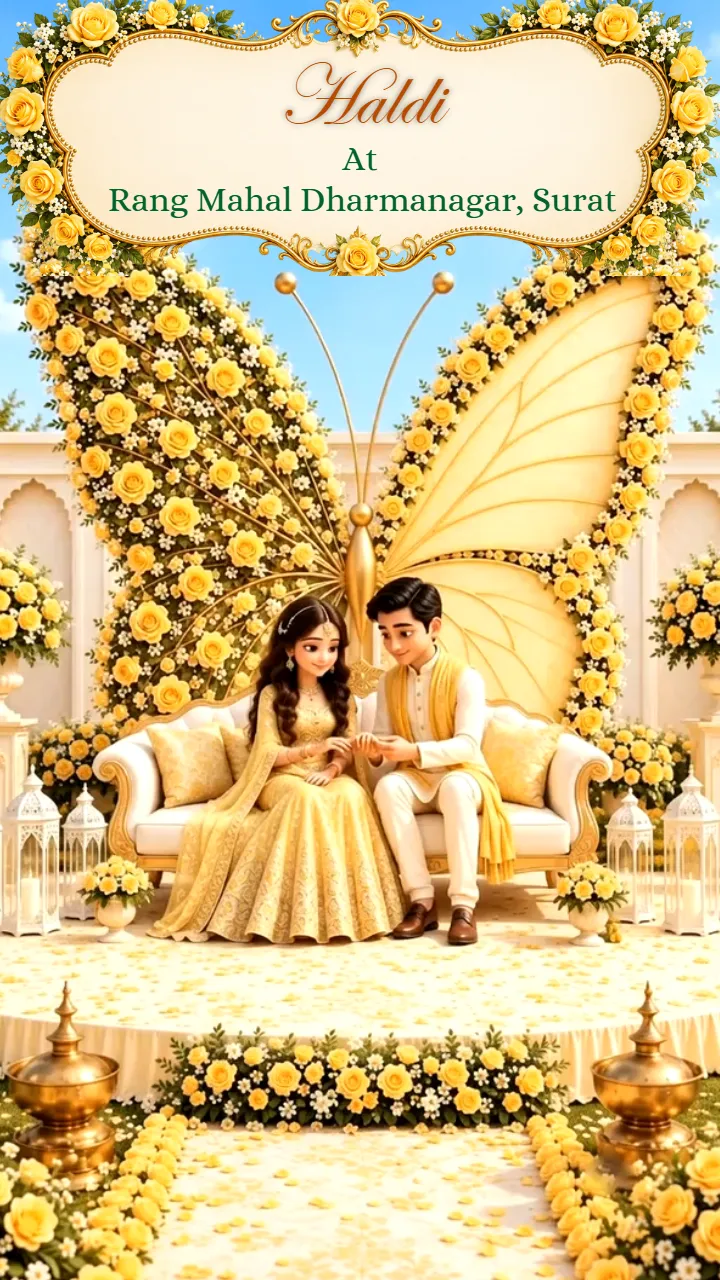 Wedding Invitation Video With Elegant Royal Marriage Theme