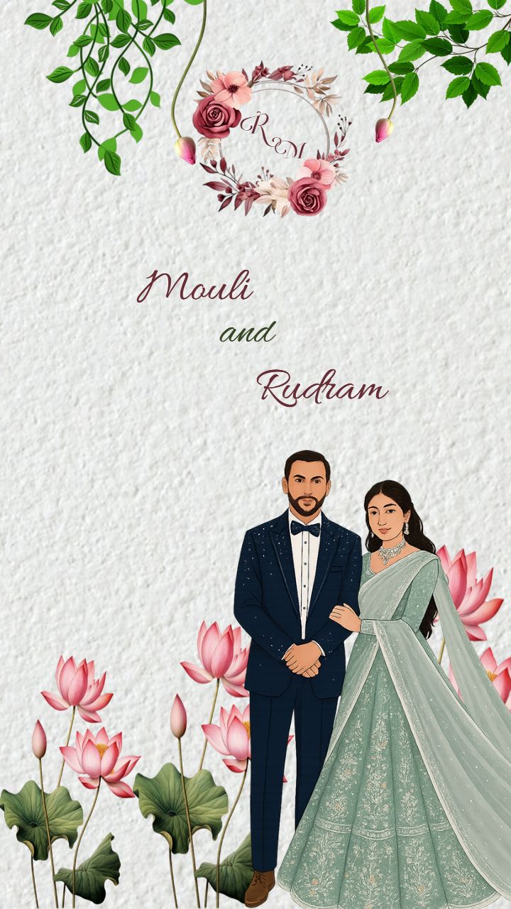 Pastel Theme Engagement Invitation Template Online