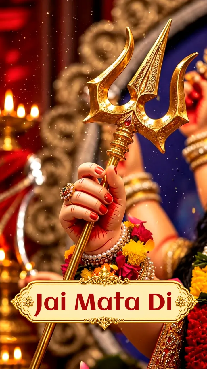 Navratri 3D Status Video for Maa Durga Devotional Wishes