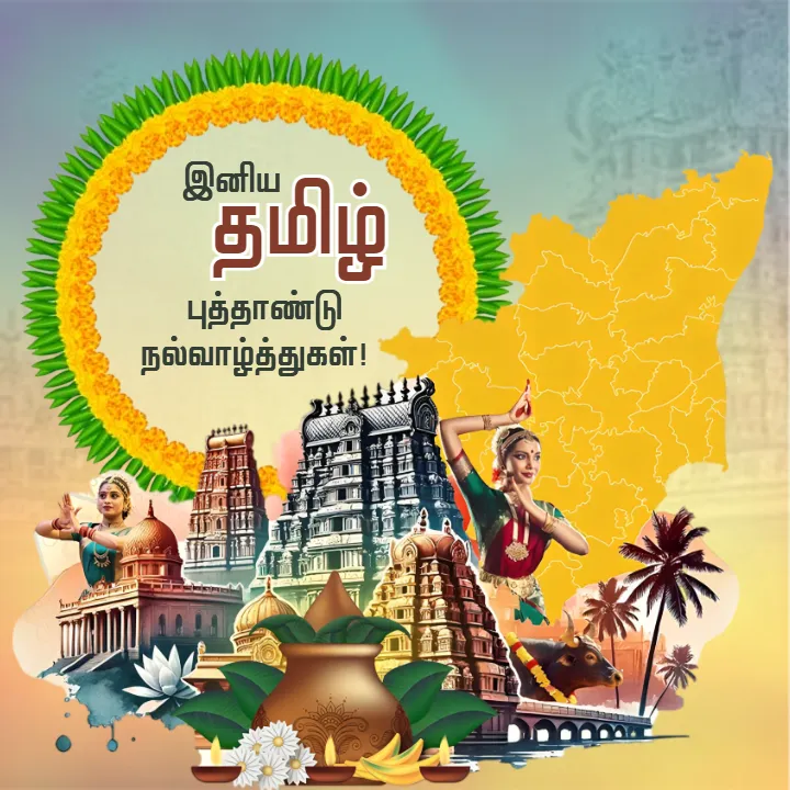 Free Download Happy New Year Tamil Wishes for WhatsApp