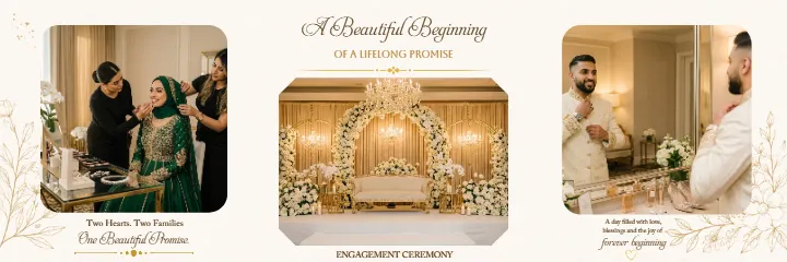 Muslim Engagement Album Premium Islamic Wedding PSD Layout