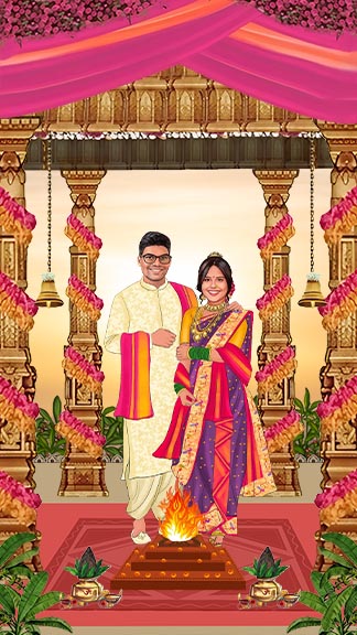 Online Editable Wedding Invitation Cards Free Download In Marathi