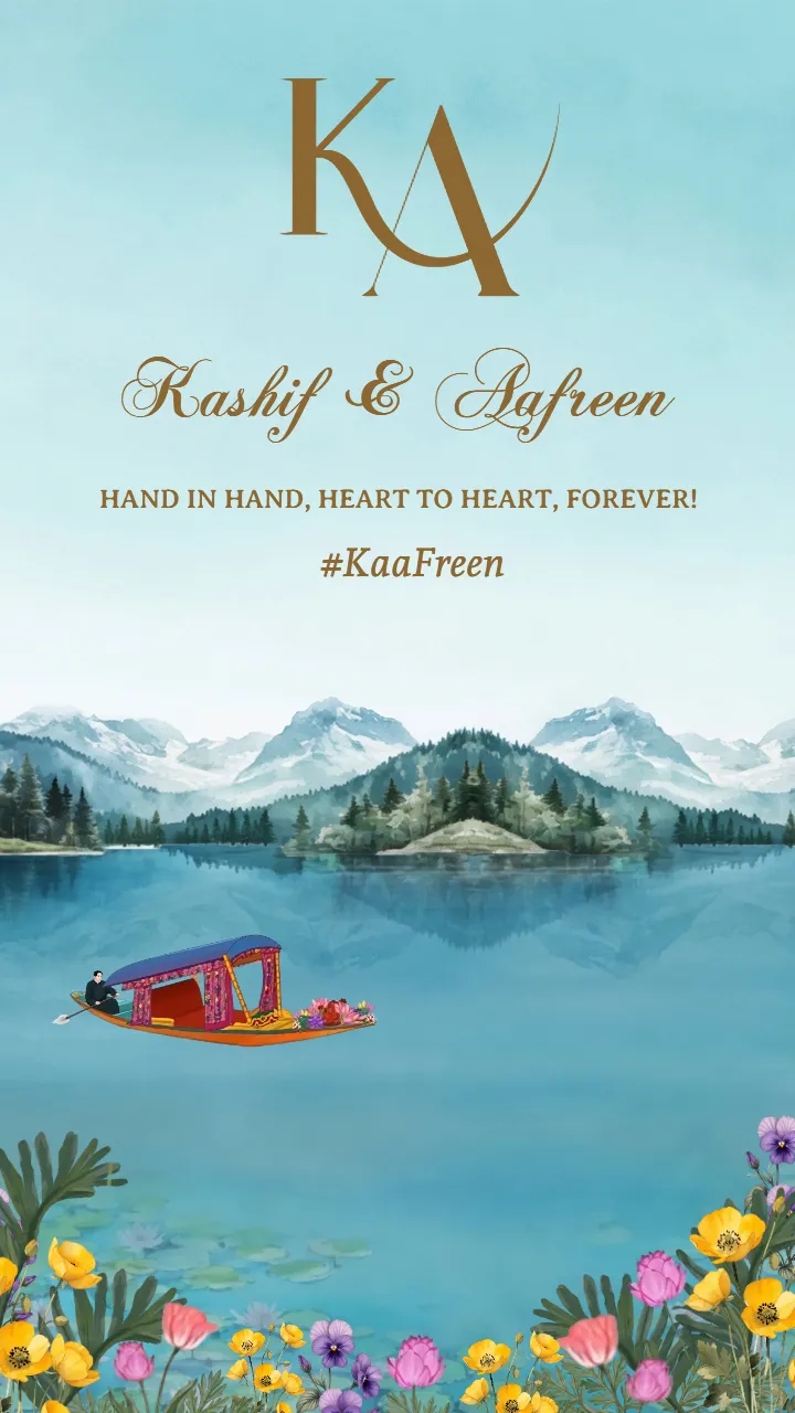Elegant Muslim Wedding Invitation Video Templates Online