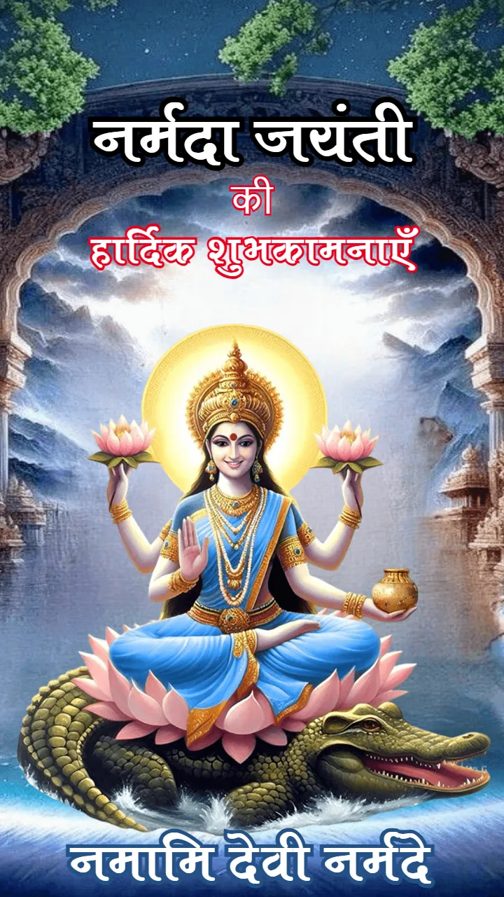 Narmada Jayanti Post in Hindi with Divine Mata Blessings