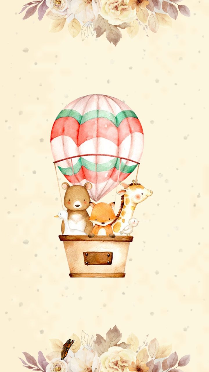 Baby Boy Announcement Animation Video with Cute Animals