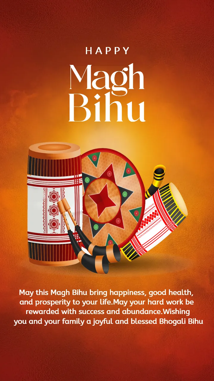 Happy Magh Bihu English Video Status Share Joy 2026