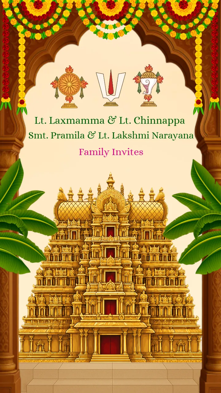 Wedding Invitation Video Template For South Indian Wedding