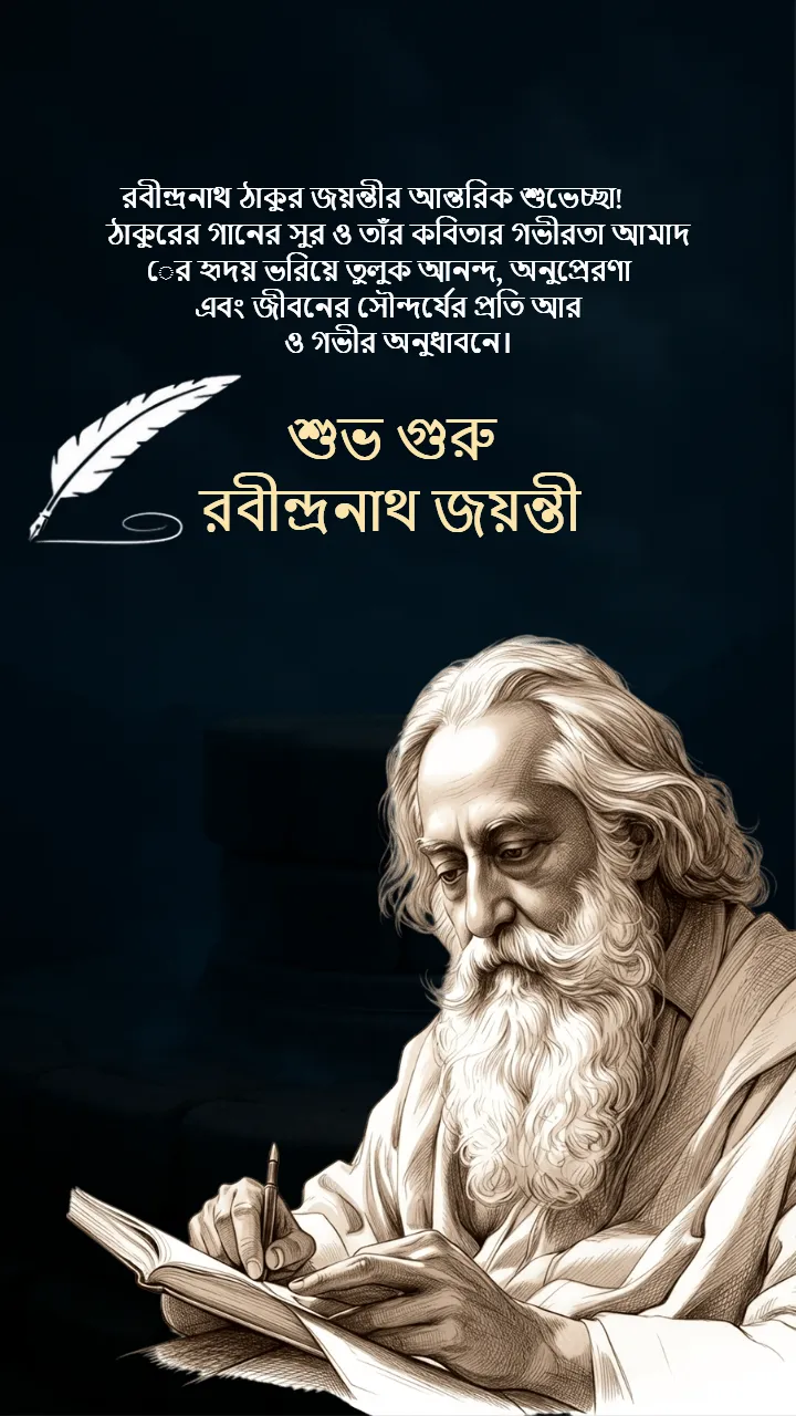 Rabindranath Tagore Bengali Status Video for WhatsApp