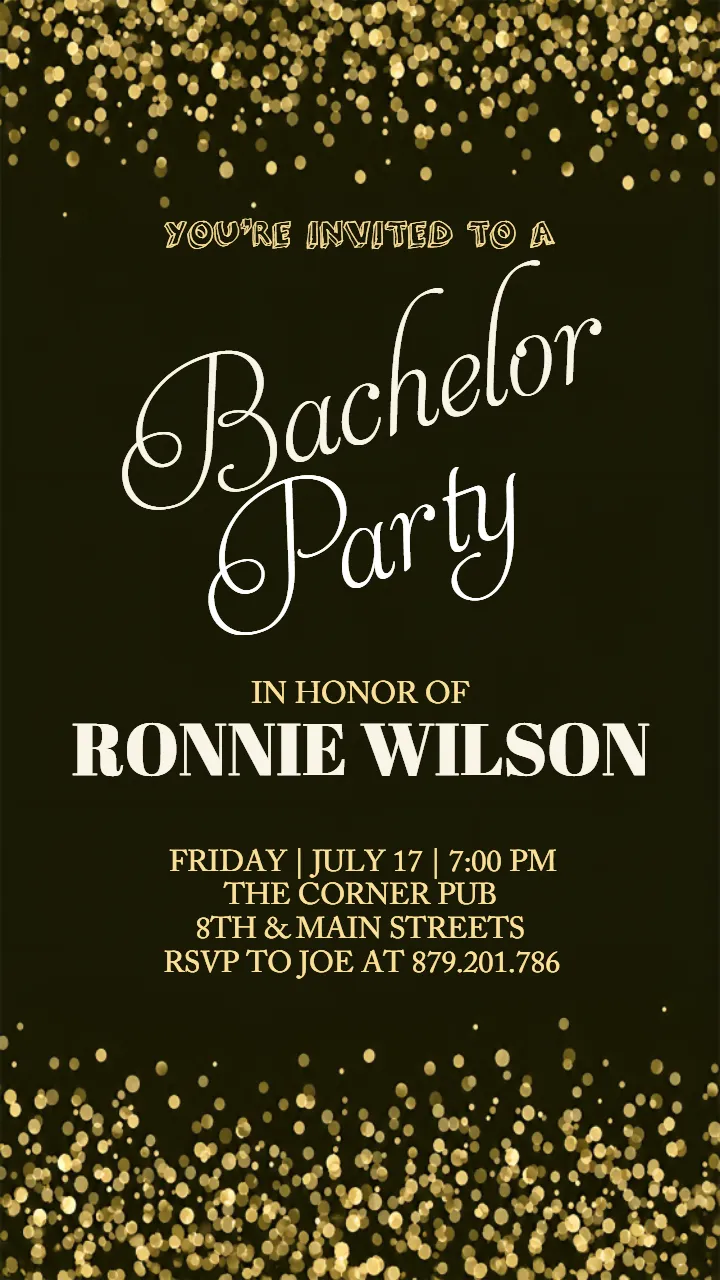 Bachelor Party Ideas with Unique Invitation Templates