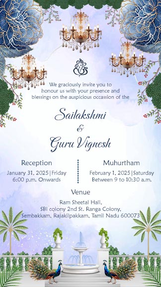 Whatsapp Themed Wedding Invitation Card Template