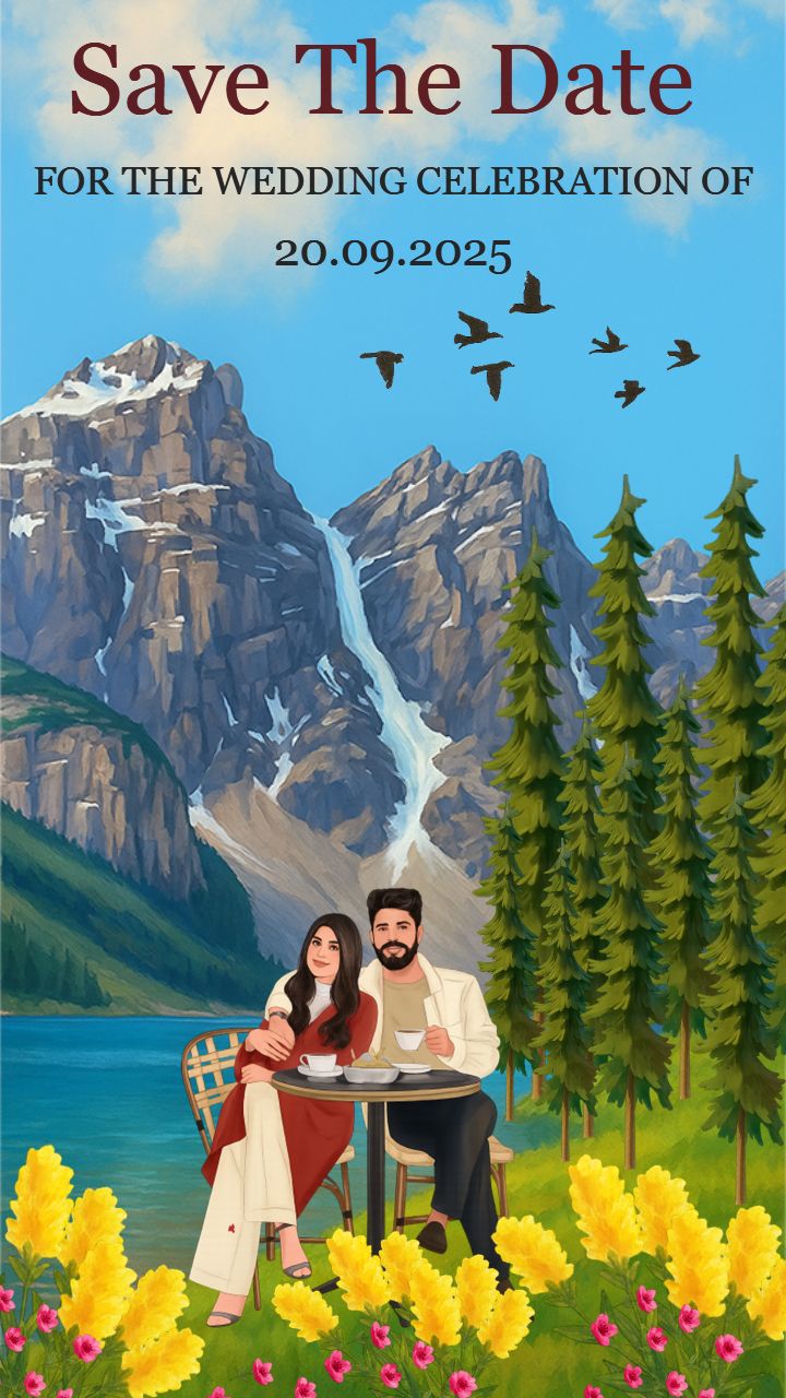 Mountain View Save the Date Video for Weddings