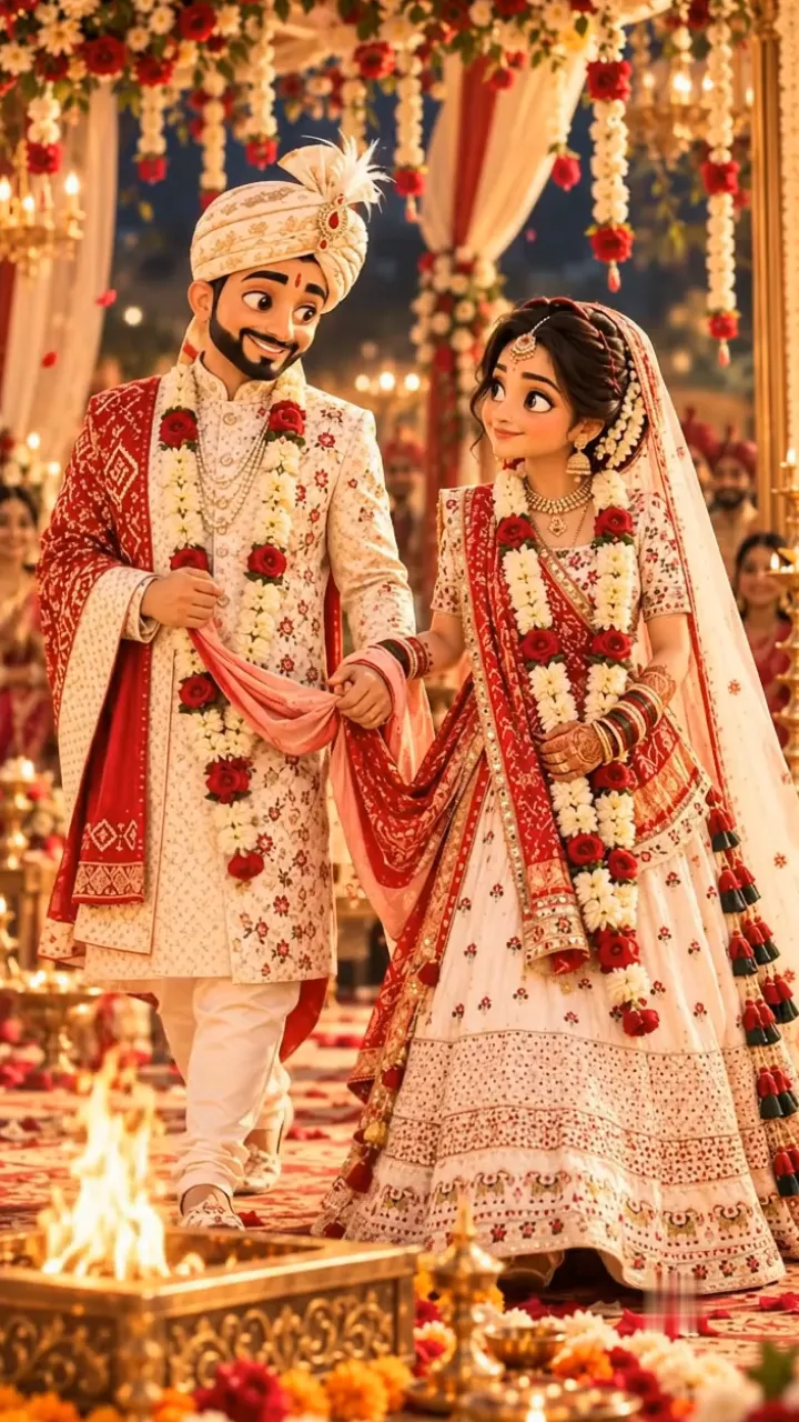 Wedding Invitation Video with Rajwadi Royal Wedding Design