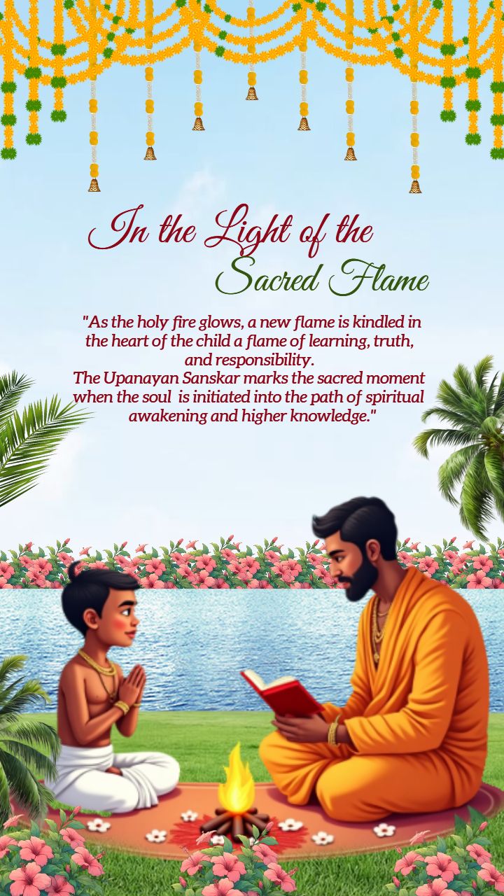 Upanayan Sanskar Quotes Template in English for Tradition