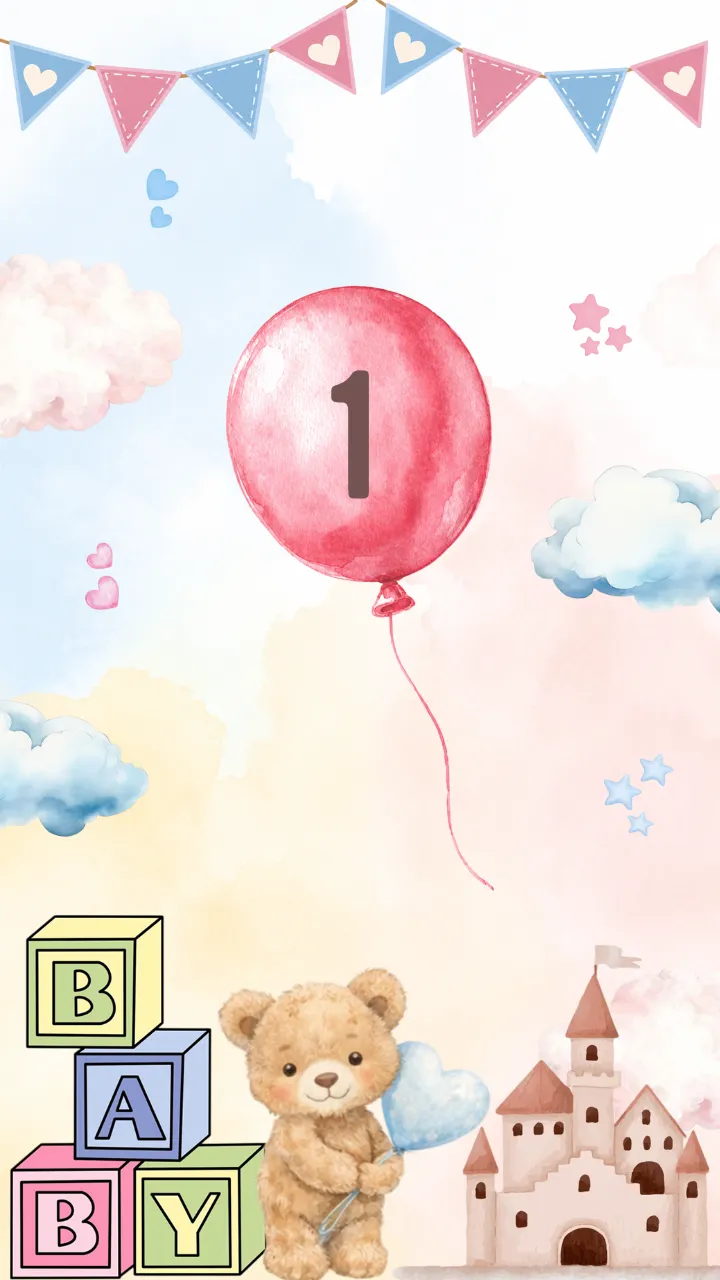 Baby Girl Announcement Video Templates for New Parents