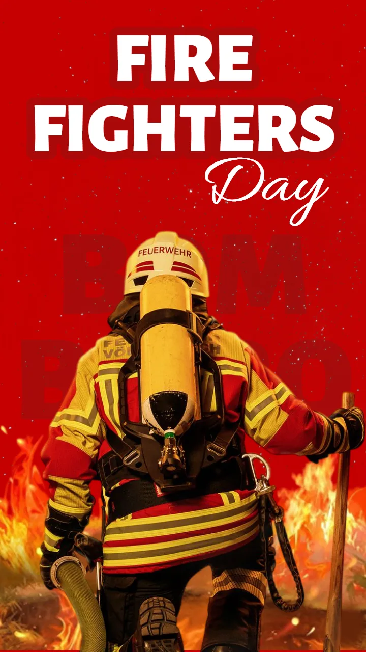 Tribute International Firefighters Day English Post to Share