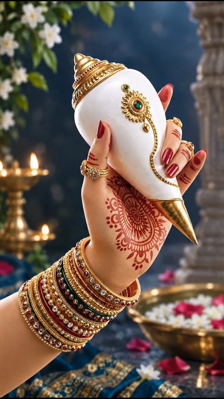 Happy Navratri 3D Status Video for Social Media Sharing