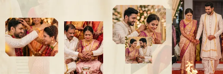 South Indian Wedding PSD Album in Kannada Design for Memory