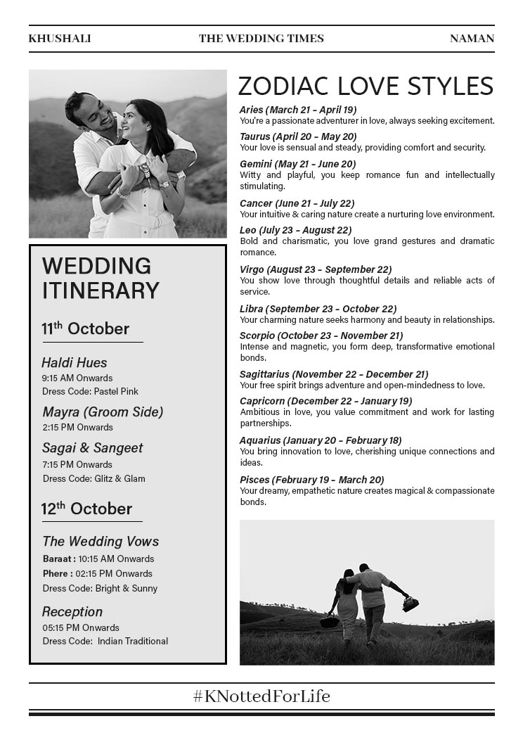 Design A Perfect Newspaper Wedding Invitation
