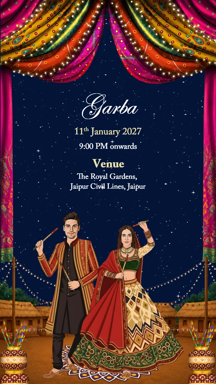 Wedding Invitation Video for Royal Traditional Wedding