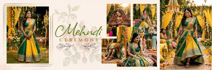 Mehndi Ceremony Album Luxury Floral Mehndi Ceremony Album