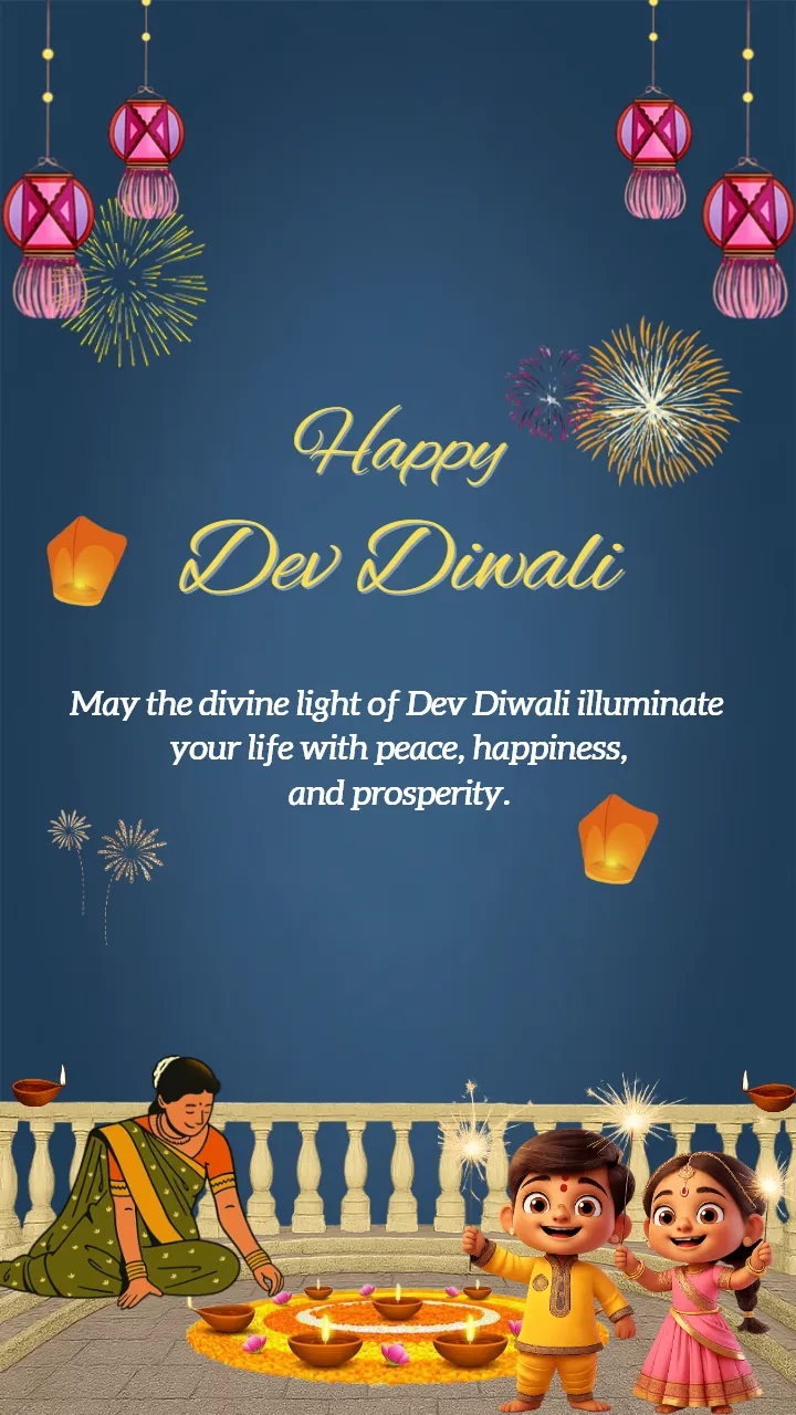Happy Dev Diwali 2025 Whatsapp Status Video Download