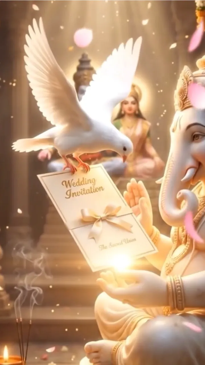 3D Wedding Invitation Video for Modern Wedding Event