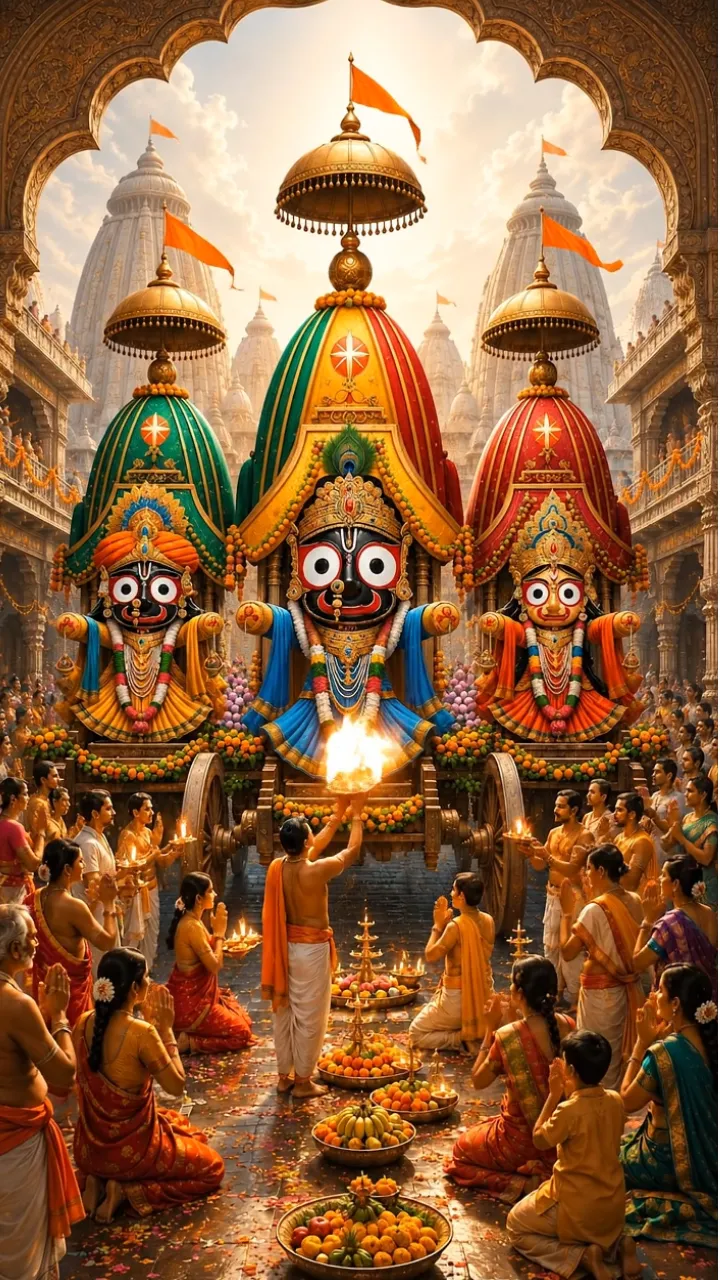 3D Jagannath Rath Yatra Invitation Video Online Download