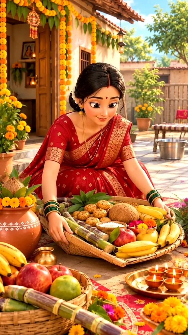 Chhath Puja Invitation Video for Sunset Rituals