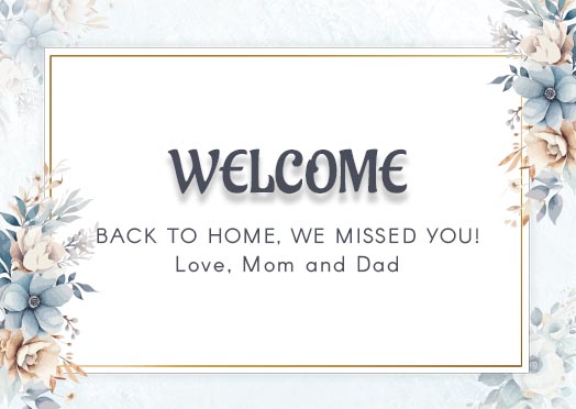 Best Welcome Card Templates Online - Crafty Art