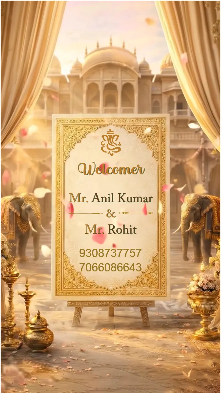 3D Engagement Save The Date Video Cinematic Royal Style