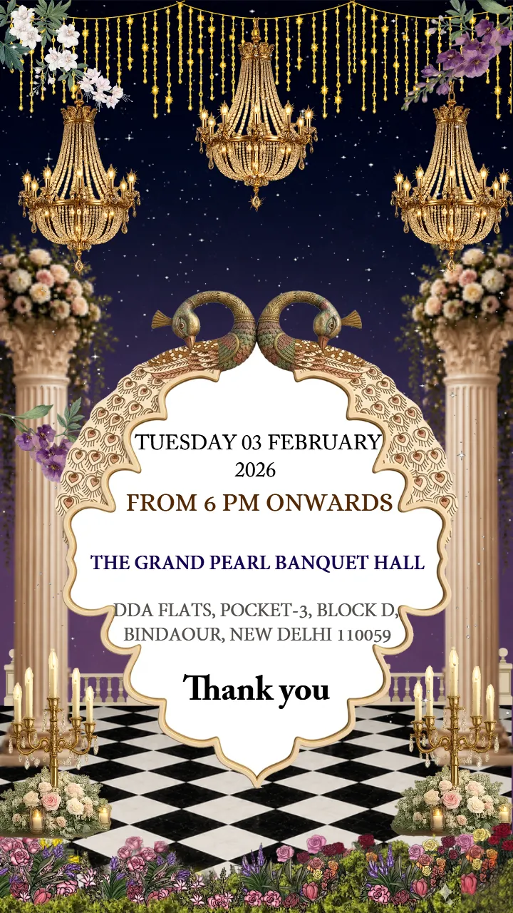 Wedding 25th Anniversary Invitation Card English Video
