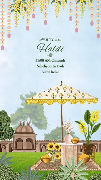 Royal Wedding Invitation with Classic Cultural Charm