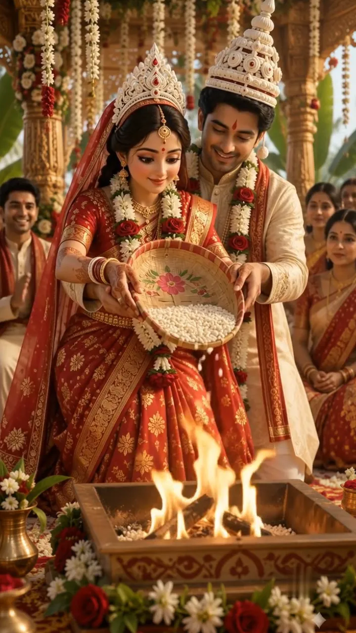 3D Bengali Wedding Invitation Video with Royal Traditions