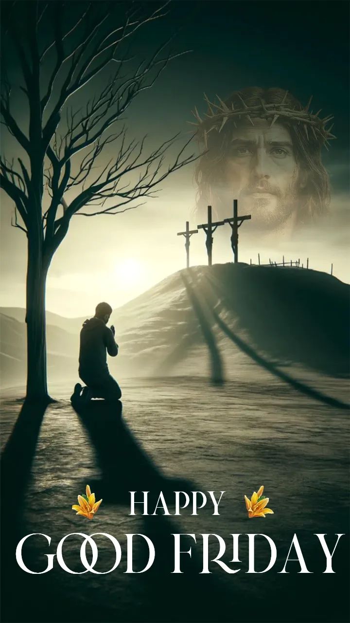 Full Screen Happy Good Friday Status Video in English