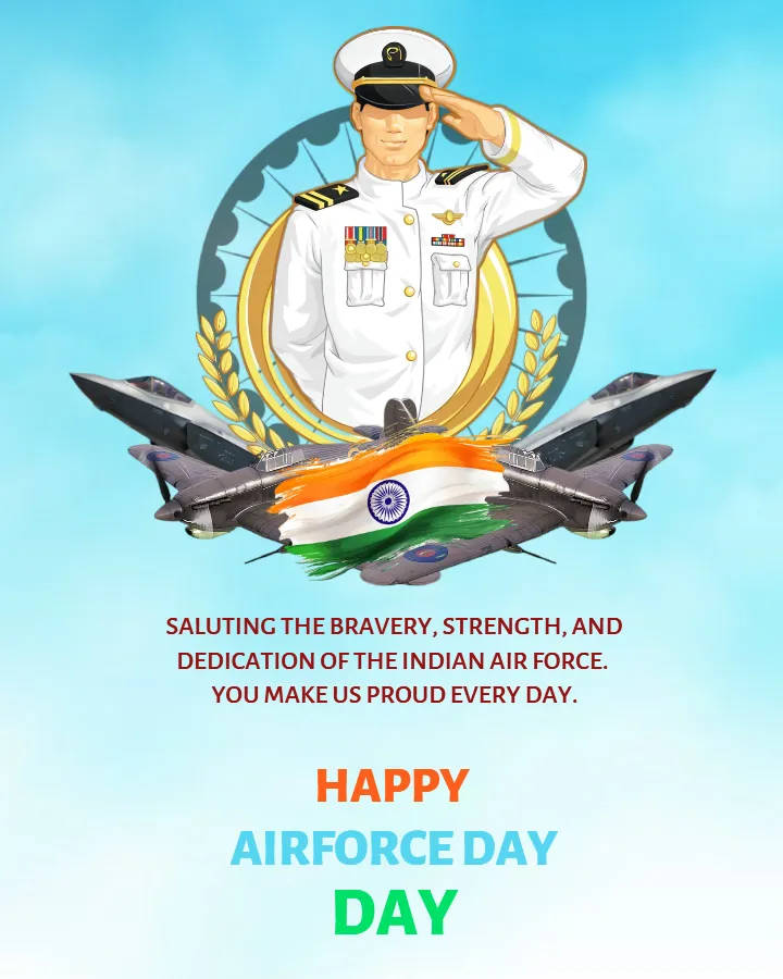 Indian Air Force Day Images Free Greeting Card Designs