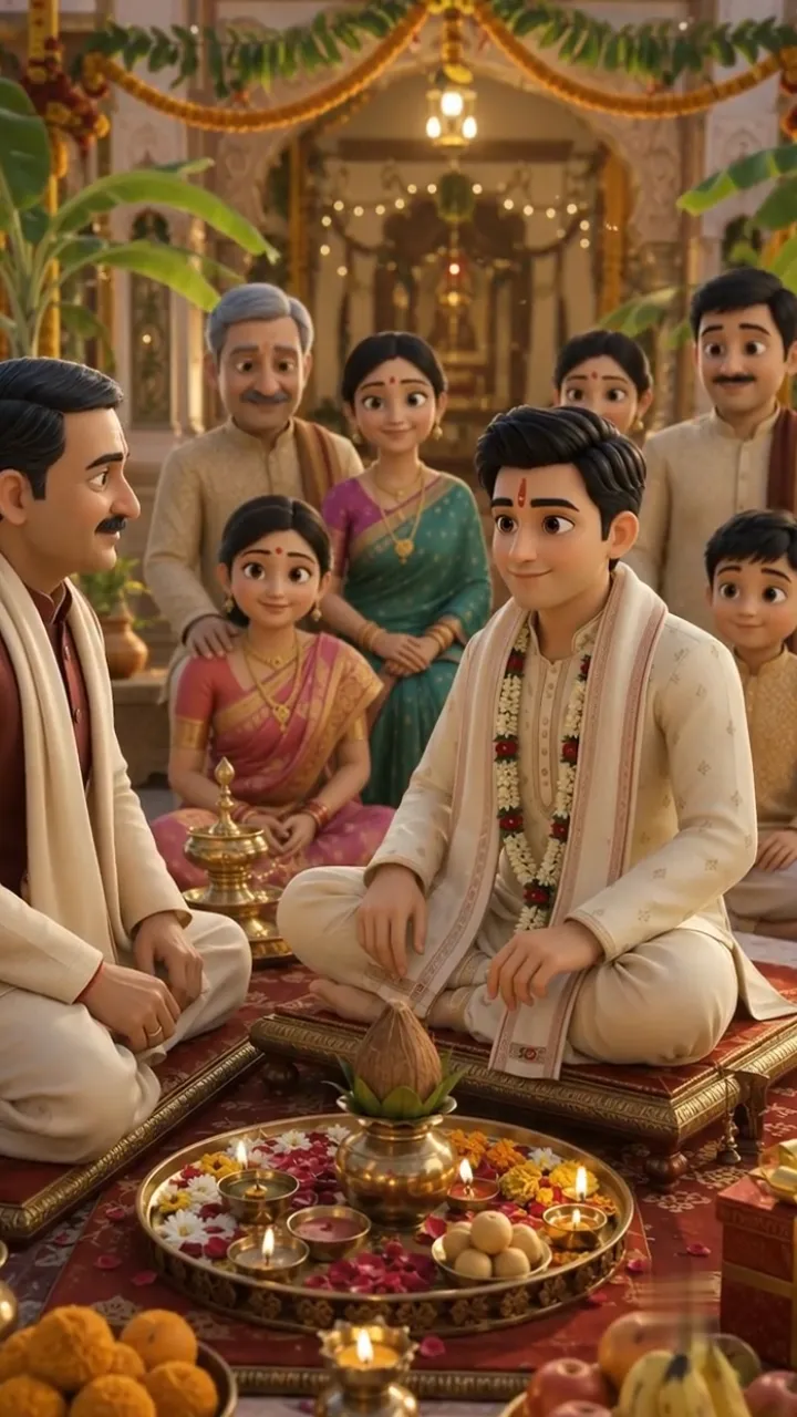 3D Bihari Wedding Invitation Video with Traditional Rituals