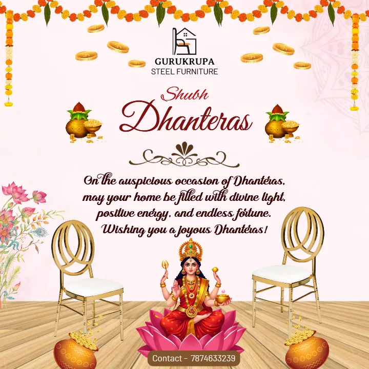 Happy and Subh Dhanteras Branding Post for 2025