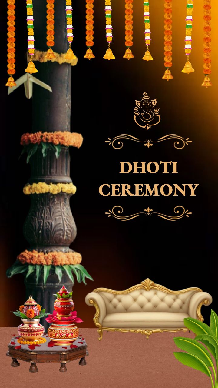 Customize Dhoti Ceremony Invitation for boys