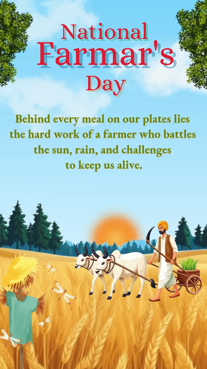 National Farmers Day Status Video Download for WhatsApp