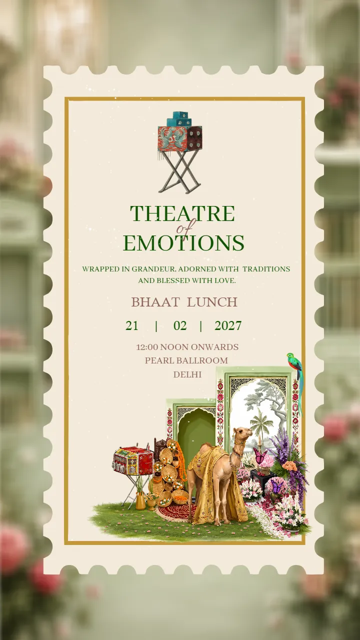 Wedding Invitation Video for a Grand Theatrical Wedding
