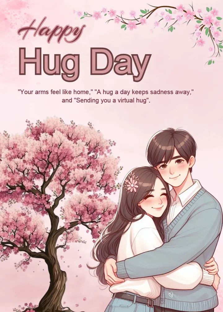 Best Happy Hug Day Greetings in English 2026 for Loved Ones