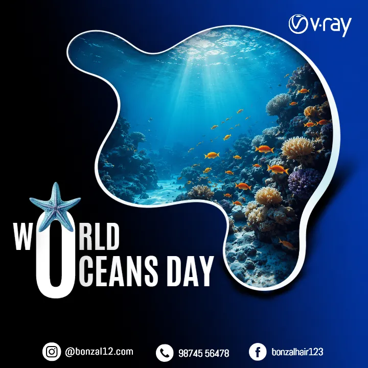 Creative World Ocean Day Branding Post Designs Online