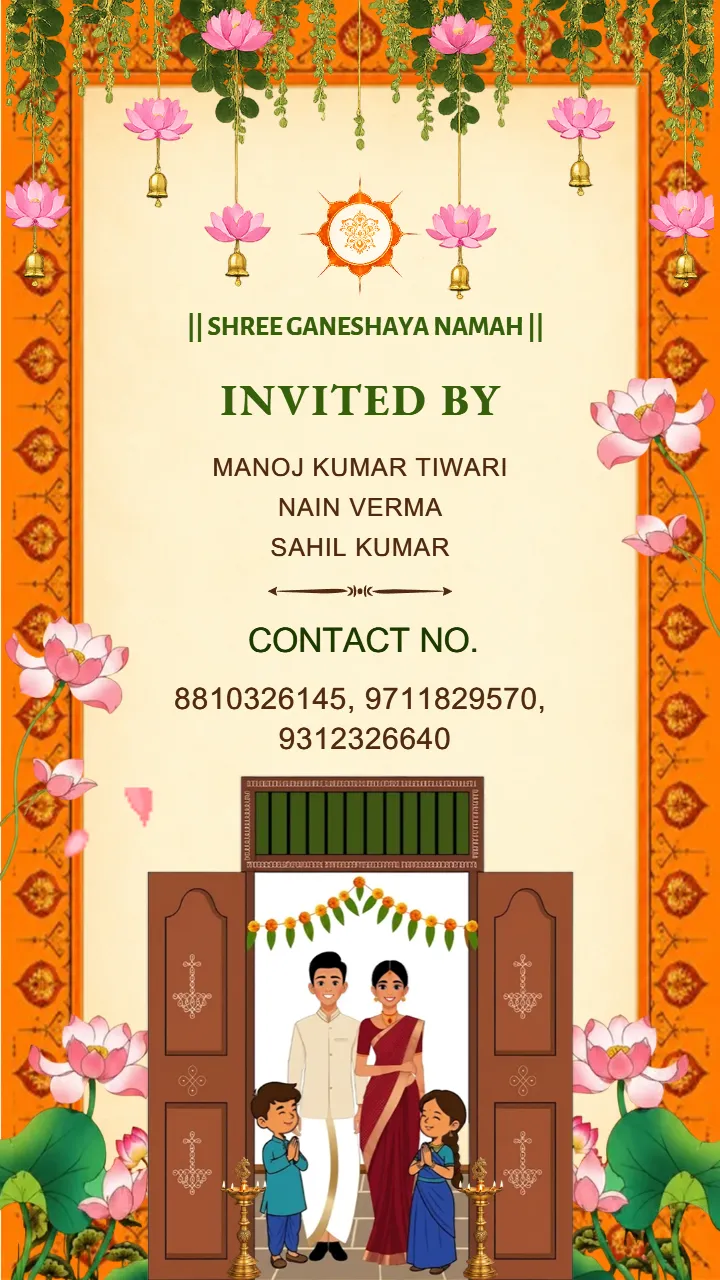 Housewarming Ceremony Invitation Video Design Online