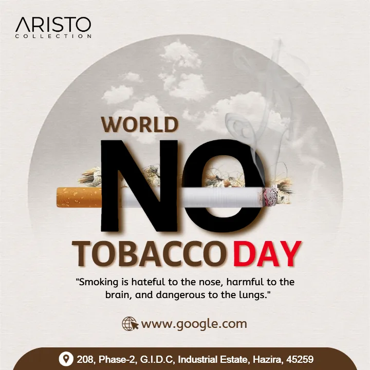 World No Tobacco Day Branding Post with Custom Design