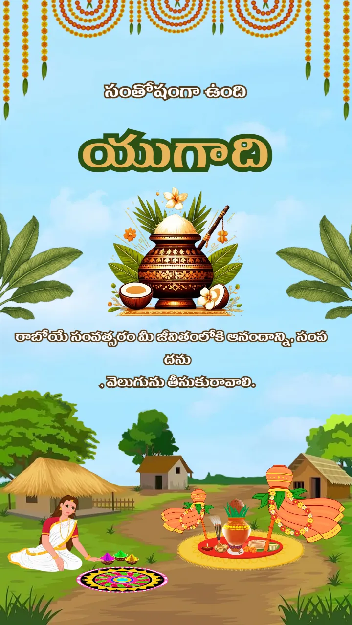 Ugadi 4K Status Video Download Happy Ugadi WhatsApp Status